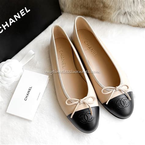 chanel shoes ballerina|chanel ballerina flat shoes size.